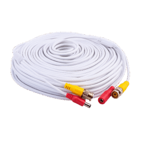 40 metros de cable combinado de vídeo y energía con conectores