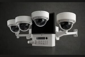 Kit IP PoE AXIS / DAHUA con 4 cámaras varifocales de alta presición, grabador y disco duro